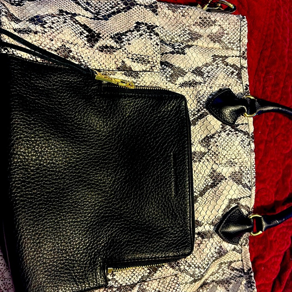 Snake print Aimee Kestenberg purse. New